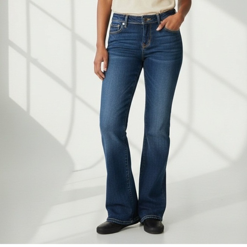 Big Star Jeans‎ Women 29 Blue Remy Low Rise Bootcut Western Festival Denim READ